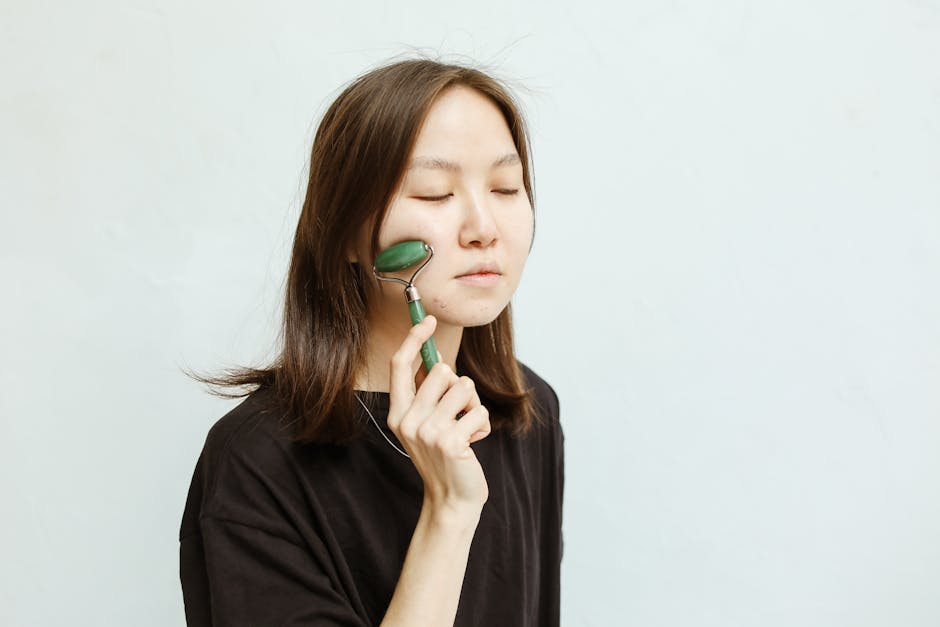 얼굴 근육 긴장 완화를 위한 스트레칭과 마사지